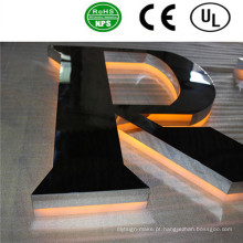 Sinais de carta de canal de luz traseira de LED de alta qualidade